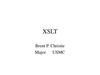 XSLT