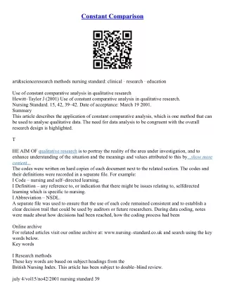 Comparison Essay Format