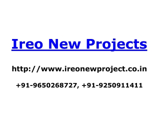 Ireo Flats | Ireo Apartments | +919650268727