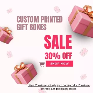 Printed Gift Boxes