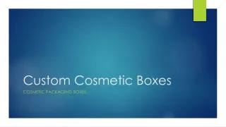 Custom Cosmetic Boxes