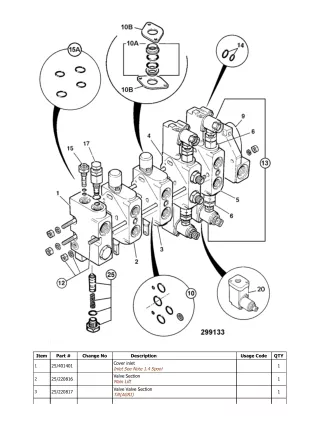 JCB 541-70 SWAY TIER 2 Telescopic Handlers (Loadall) Parts Catalogue Manual (Serial Number 01186000-01200999)