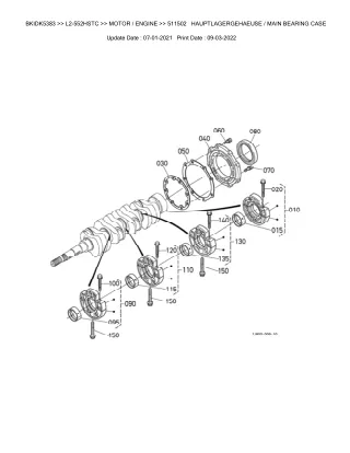 Kubota L2-552HSTC Tractor Parts Catalogue Manual (Publishing ID BKIDK5383)
