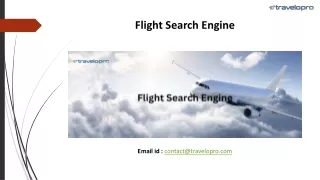 Flight Search Engine