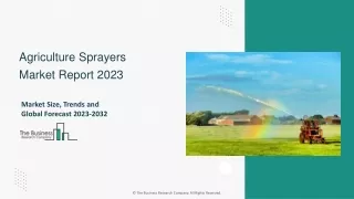 Agriculture Sprayers Market Size, Growth Drivers, Industry Trends & Demand