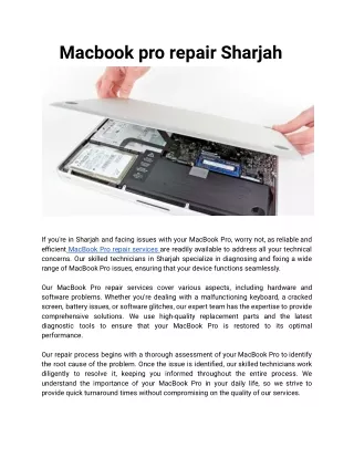 Macbook pro repair Sharjah