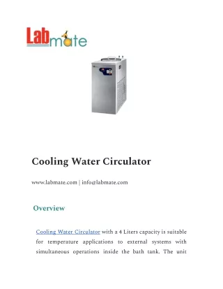 _Cooling Water Circulator