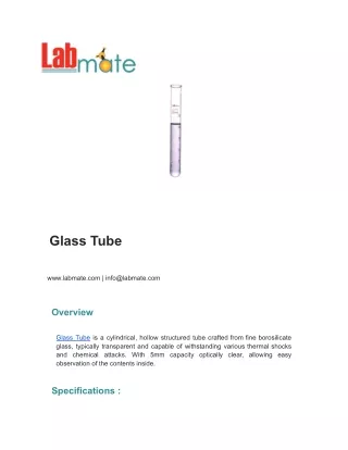Glass Tube