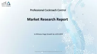 Global Professional Cockroach Control Market Size & Growth Outlook 2023-2028