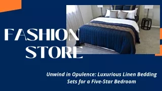 Unwind in Opulence: Luxurious Linen Bedding Sets for a Five-Star Bedroom