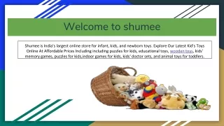 Buy Wooden Toys For Kids Online  At Shumee