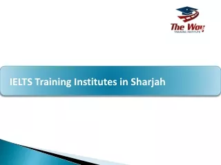 IELTS Training Institutes in Sharjah