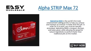 Alpha STRIP Max 72