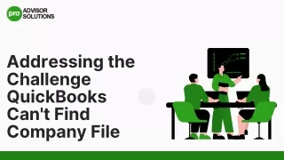 Resolve QuickBooks Can’t Find Company File Issue Quickly