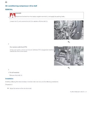 Lamborghini (r6 tier 3) r6.130 dcr Tractor Service Repair Manual (SN 10010 and up)