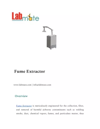 Fume Extractor