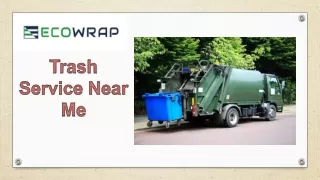 Trash service near me