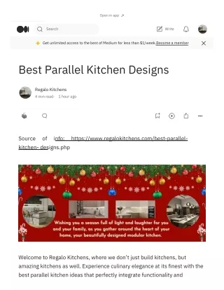 Best Parallel Kitchen Designs