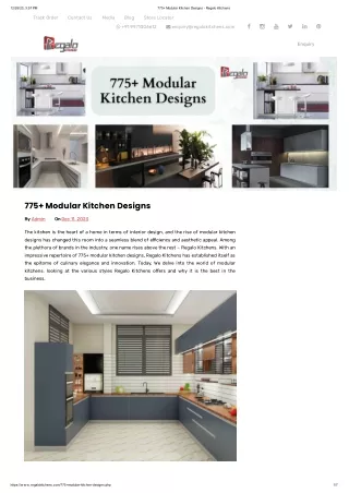 775  Modular Kitchen Designs