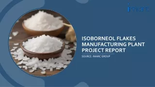 Isoborneol Flakes Manufacturing Plant Project Report 2024