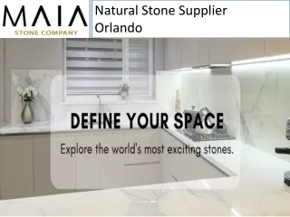 Natural Stone Supplier Saint Augustine