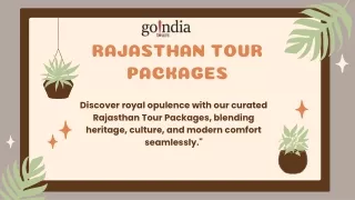 Rajasthan Tour Packages
