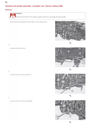 SAME dorado s 100 (20’’) Tractor Service Repair Manual (SN 3001 and up)