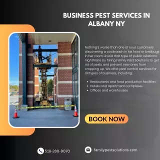 Business Pest Services in Albany NY