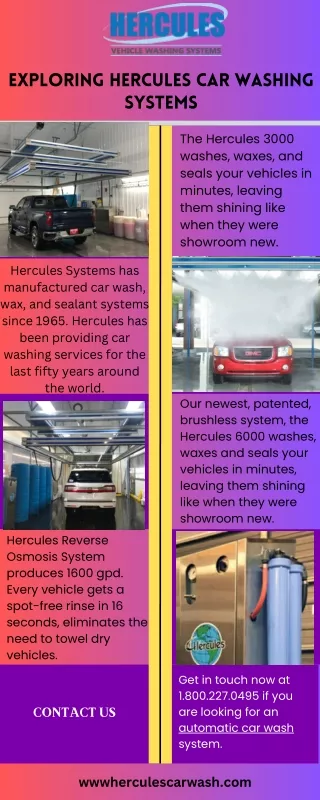 Exploring Hercules Car Washing Systems