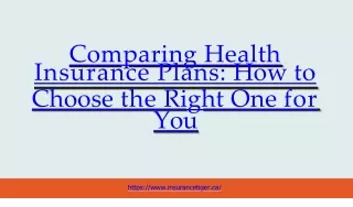 Comparing Health Insurance Plans How to Choose the_231218_110907