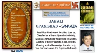 Jabali Upanishad in English rhyme
