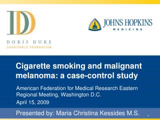 Cigarette smoking and malignant melanoma: a case-control study