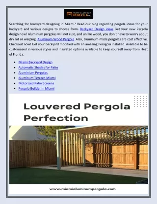 Pergola Builder Near Me
