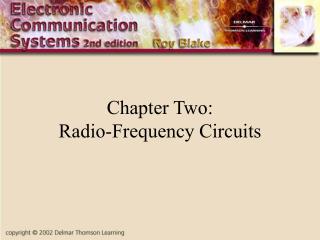 Chapter Two: Radio-Frequency Circuits