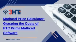 Mathcad Price Calculator Grasping the Costs of PTC Prime Mathcad Software