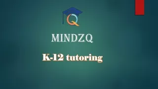 K-12 tutoring