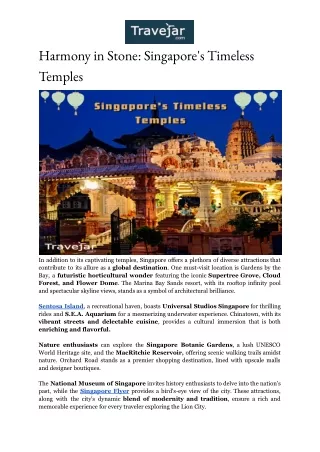 Temples In Singapore