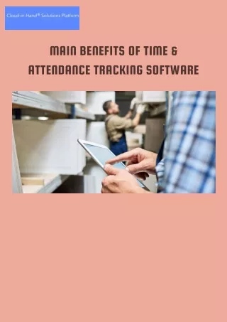 Time & Attendance Tracking Software Increased Efficiency And Compliance