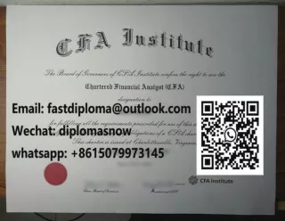 Buy a CFA certificate online, Buy a fake certificate