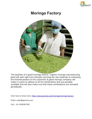 Moringa Factory