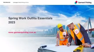 Spring Work Outfits Essentials 2023