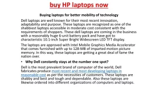 buy HP laptops now