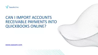 Can I Import Accounts Receivable Payments into QuickBooks Online