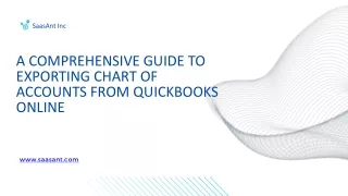 A Comprehensive Guide to Exporting Chart of Accounts from QuickBooks Online