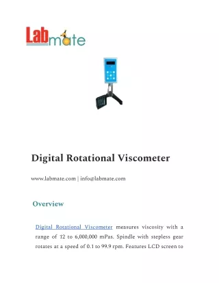 _Digital Rotational Viscometer LMRV-C100