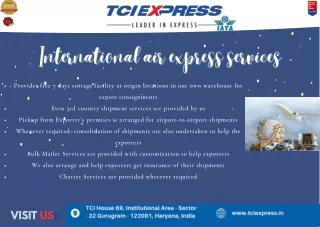 International air express services