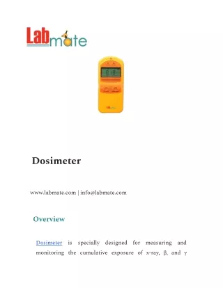Dosimeter