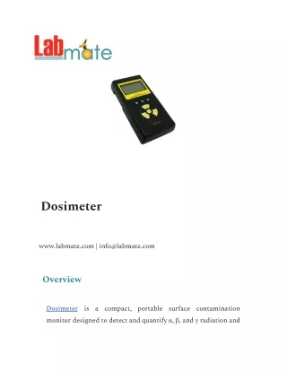 Dosimeter LMDOM-B100
