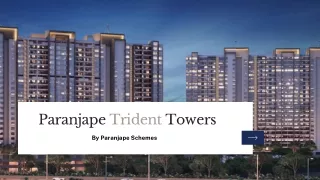 Paranjape Trident Towers in Wakad Pune - Price, Floor Plan