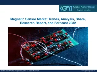 Magnetic Sensor Market Trends, Analysis, Share, Research Report, Forecast 2032